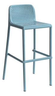 Tabouret haut BRITZ  lot de 2 BUT PRO bleu