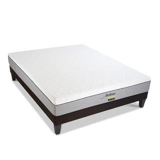 Ensemble Amboise 140x190 Cm Matelas Mousse + Sommier Bois