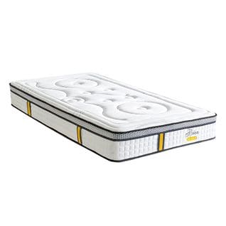 Ensemble Reina 2.0 90x190 Cm Matelas Ressorts + Protège Matelas Anti Punaise