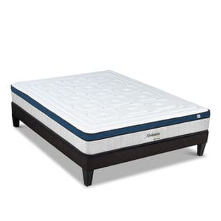 Ensemble Montesquieu 140x190 Cm Matelas Ressorts  + Sommier Bois