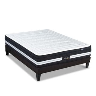 Ensemble Chambord 140x190 Cm Matelas Ressorts  + Sommier Bois