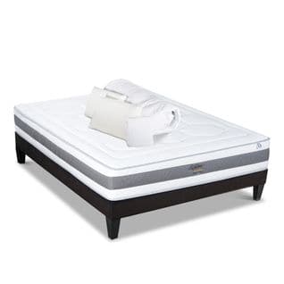 Pack Sublime 180x200 Cm Matelas Mousse + Sommier Bois + Accessoires