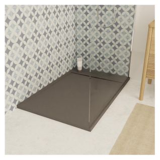 Receveur De Douche En Béton Gris Joseph 80x120 Cm