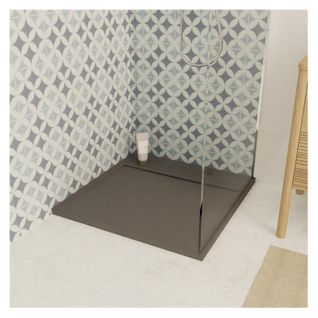 Receveur De Douche En Béton Gris Joseph 80x80 Cm