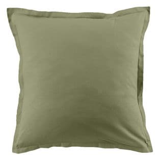 Lot De 2 Taies D'oreiller 63x63 Cm Coton 57 Fils Verveine