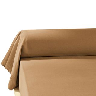 Taie De Traversin 85x185 Cm Flanelle De Coton Camel