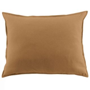 Taie D'oreiller 50x70 Cm Flanelle De Coton Camel