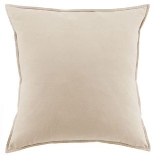 Taie D'oreiller 63x63 Cm Flanelle De Coton Sable