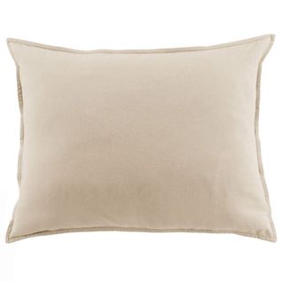 Taie D'oreiller 50x70 Cm Flanelle De Coton Sable