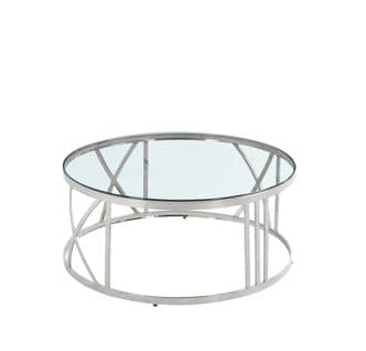 Table Basse Atmos Chrome Transparent 100 Cm