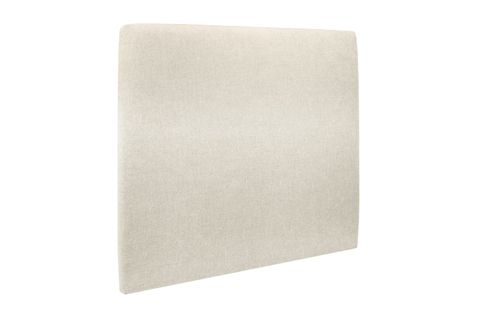 Tete De Lit Tapissee Tissu Beige Clair L 150 Cm - Ep 10 Cm Rembourre