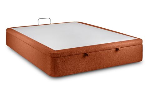 Sommier Coffre Bouclette Terracotta 180x200 H39cm