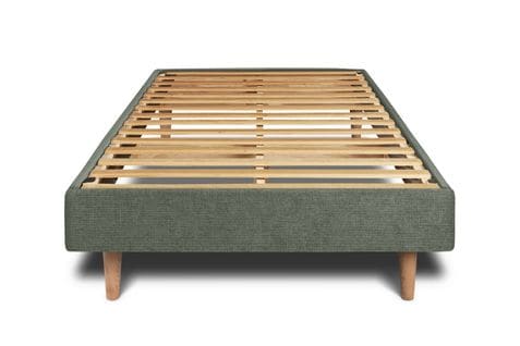 Sommier Kit Tissu Vert 90x190 H29cm