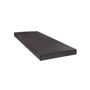 Sommier Tapissier Gris Anthracite Ep 13cm Avec Pieds 90x190