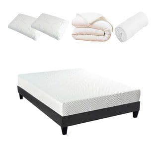 Pack Prêt à Dormir Matelas Mousse 180x200 L'aguicheur - Spécial Mal De Dos