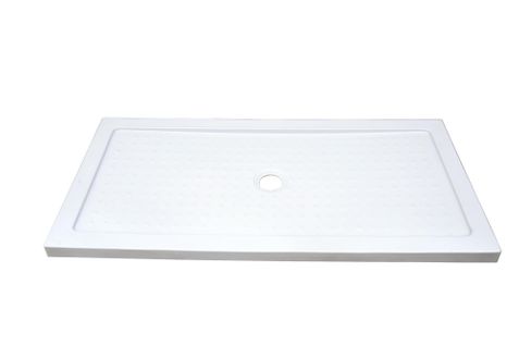 Receveur Yqua - Antidérapant - Acrylique - Blanc - 80x150cm