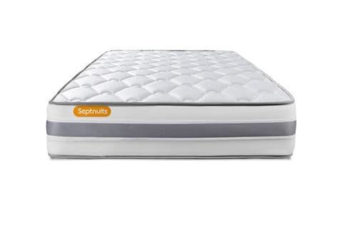 Matelas Ressorts Ensaches Et Memoire De Forme 90x190 Memo Spring - Ep: 22cm - Confort Ferme