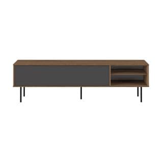 Ampere TV Stand Walnut And Grey