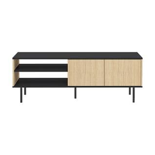 TV Stand Lord Light Oak And Black