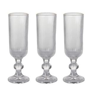 Set 3 flûtes à champagne 16 cL UGLASS Verre