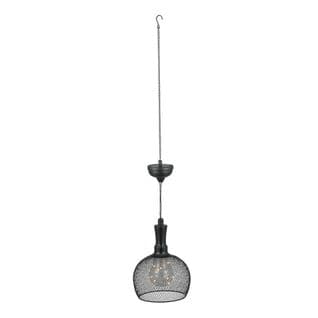 Suspension Solaire Ronde Loft Round Noir Acier H85cm