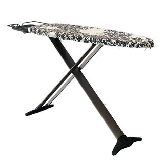 Table à Repasser Tiffany Noir Aluminium 130x47cm