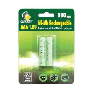 Lot De 2 Piles Rechargeables Lr03/aaa - Ni-mh - 1,2 Volts - 300 Mah