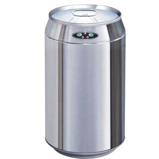 Poubelle De Cuisine Automatique Can Argent Acier Inoxydable 30 L