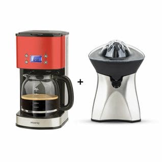 Agr60 + Mg30 Rouge Presse Agrumes Et Cafetiere