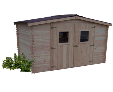 Abri De Jardin Sans Planché 9.85 M2 Bois Naturel - Du 3030.02 N