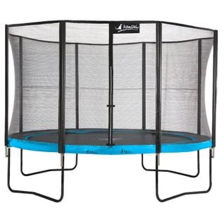 Trampoline De Jardin 365 Cm + Filet De Sécurité - Punchi Bleu 360