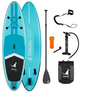 Stand Up Paddle 305cm Sup Gonflable + Pagaie + Sac à Dos + Pompe Haute Pression + Leash + Kit