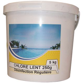 Chlore Lent Galet 5kg - Chlore Lent