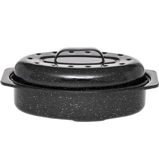 Cocotte Ovale En Acier Carbon 33x20cm - 6106