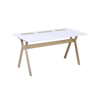 Bureau Scandinave 150 Cm Mobox Blanc