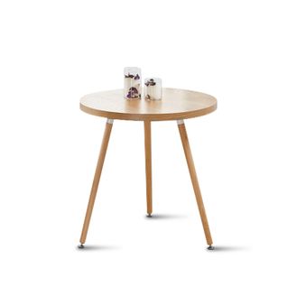 Table à Manger Ronde Scandinave En Bois - Laquila