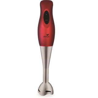 Mixeur Plongeant, 2 Vitesses, Soft Touch, Rouge/inox, 200w, Finition Gomme