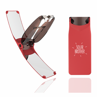 Briquet Solaire Suncase Gear Rouge