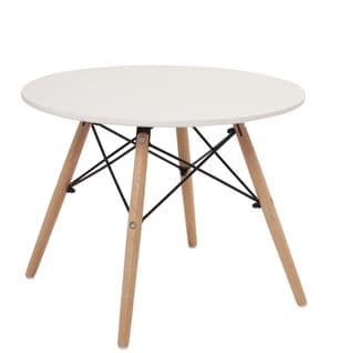 Table basse - table enfant scandinave ronde BUL (blanc)