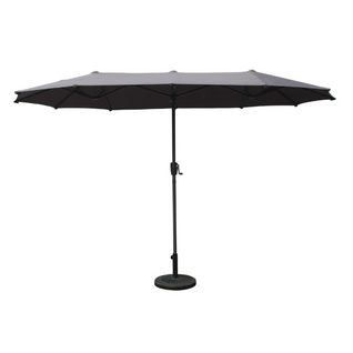 Parasol Double 2x4m Gris Siena