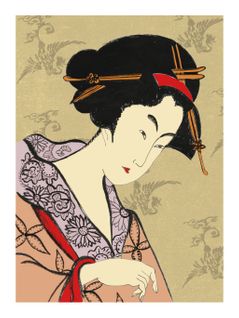 Japan - Signature Poster - Geisha - 21x30 Cm