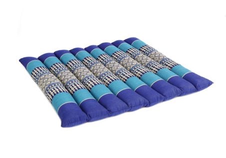 Flat Rollable - Coussin De Yoga Et Méditation Roulable - Bleu Ocean - M