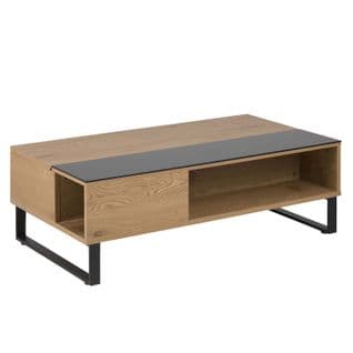 Table Basse Plateau Relevable Bois Ela