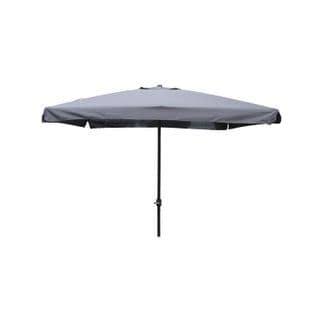 Parasol Droit Carré 2,95 X 2,95 M Gris Palerme