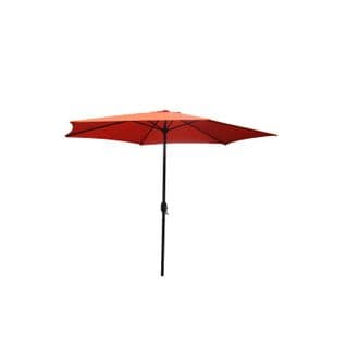 Parasol Droit Rond Diamètre 2,94 M Terracotta Portofino