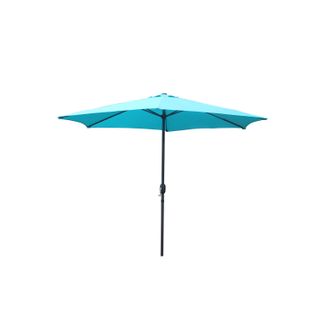 Parasol Droit Rond Diamètre 2,94 M Bleu Portofino