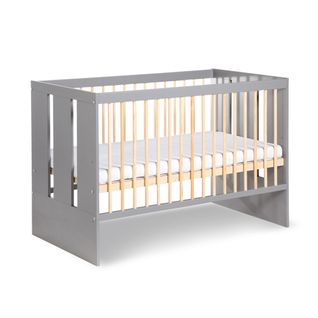 Lit Bébé Paula  60x120  Pin -  Pin - Gris