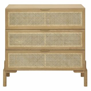 Commode 3 Tiroirs Gala   Bois Naturel