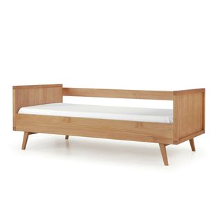 Pack Lit Banquette Avec Matelas Marley   Bois 90x190 Cm