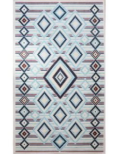 Tapis Berberes, Bleu - 120x180